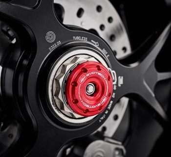 Evotech Performance Rear Spindle Bobbins For Ducati Street Fighter V4S 2021 2