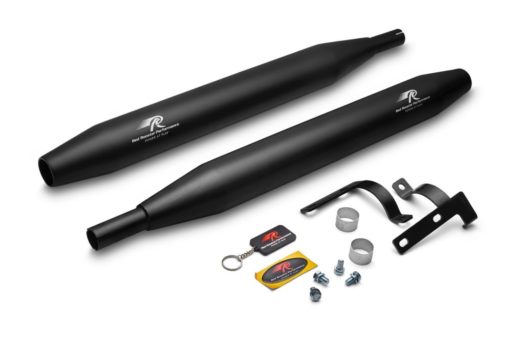 Red Rooster Performance Exhaust Celesta Black Long For Jawa Motorcycle