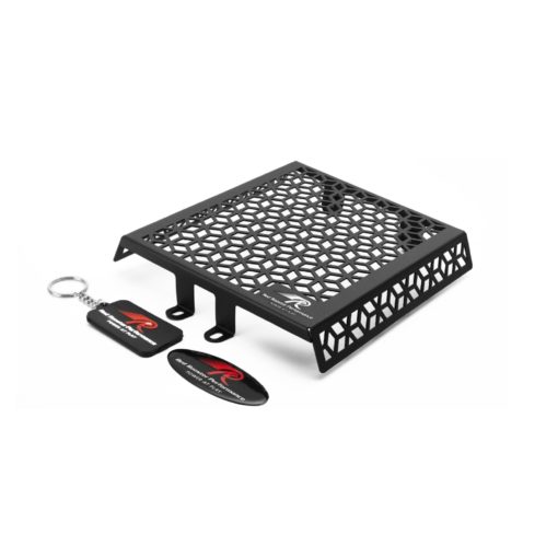 Red Rooster Performance Oil Cooler Guard Black Matte For Royal Enfield Interceptor 650
