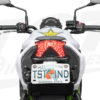 TST Programmable And Sequential LED Integrated Tail Light Smoke Lens For Kawasaki Ninja 650 2017 2