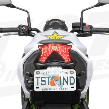 TST Programmable And Sequential LED Integrated Tail Light Smoke Lens For Kawasaki Ninja 650 2017 2