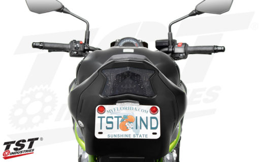 TST Programmable And Sequential LED Integrated Tail Light Smoke Lens For Kawasaki Ninja Z900 2017