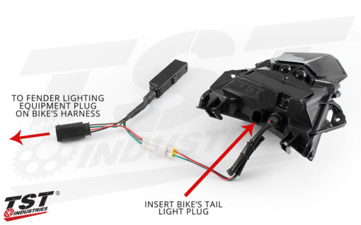 TST Programmable and Sequential LED Integrated Tail Light Smoke Lens For BMW S1000RR S1000R 2009 19 4