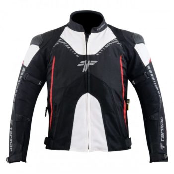 Tarmac Corsa Level 2 Black White Red Riding Riding Jacket 2