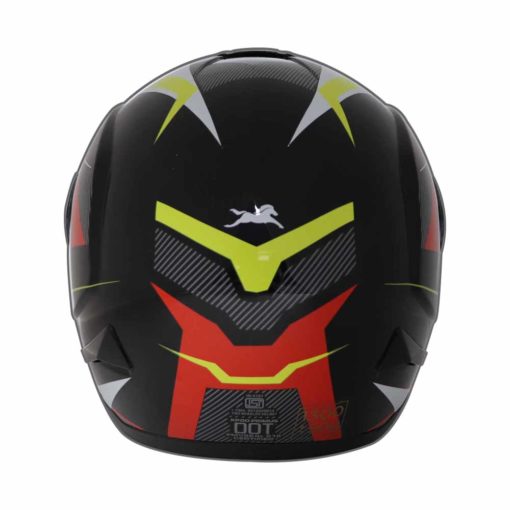 XPOD Primus Black Red Full Face Helmet 4
