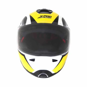XPOD Primus Black White Yellow Full Face Helmet 4