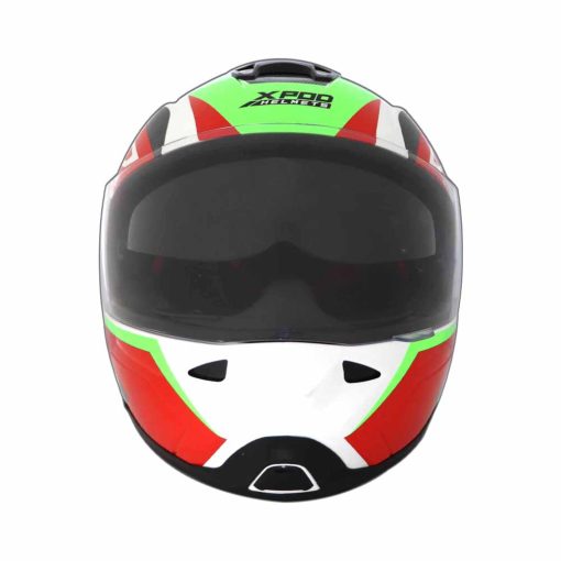 XPOD Primus Dual Visor White Red Full Face Helmet 2