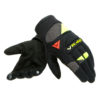 Dainese VR46 CURB Short Black Anthracite Fluorescent Yellow Riding Gloves 4
