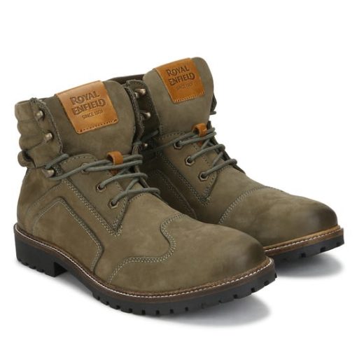 Royal Enfield Marshall Olive Riding Boots