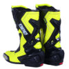 BBG Long Racing Black Fluorescent Yellow Riding Boots 8