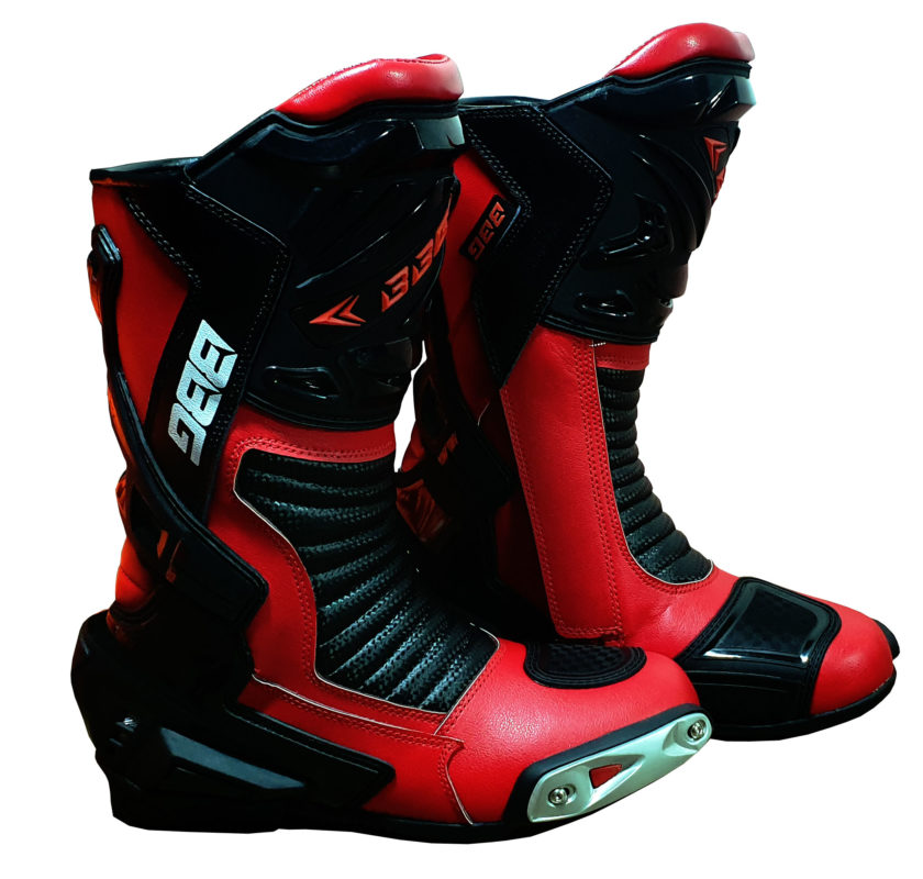 BBG Long Racing Red Riding Boots