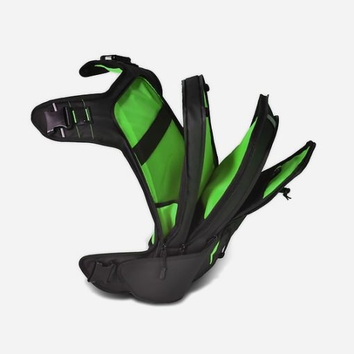 Carbonado X 14 Black Fluorescent Green Backpack 3