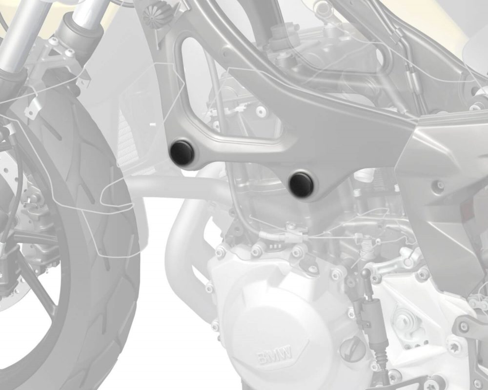 Pyramid Frame Caps for BMW F750GS F850GS F850GSA F900R F900XR
