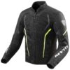 REVIT GT R Air 2 Black Fluorescent Yellow Riding Jacket