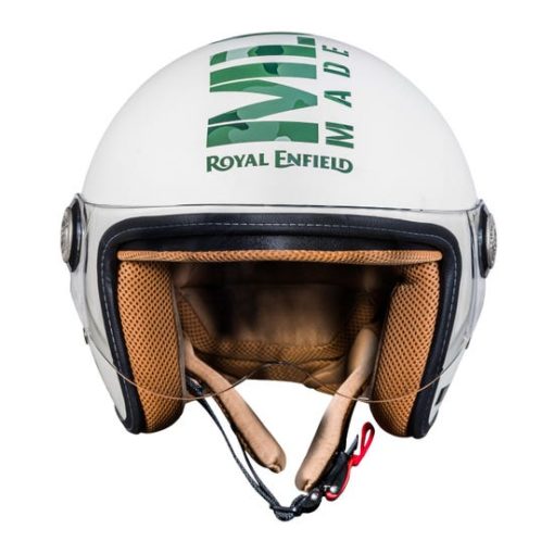 Royal Enfield Chopper Camo MLG Off White Open Face Helmet2