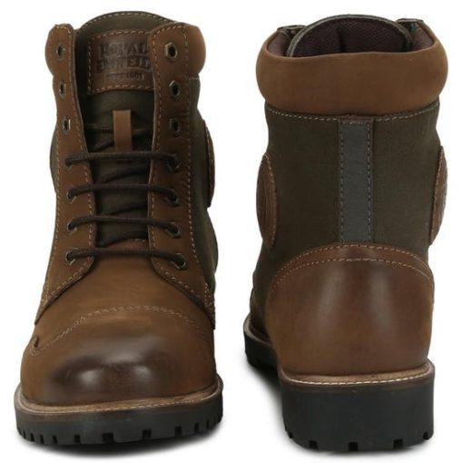 Royal Enfield Junket Brown Olive Riding Boots2