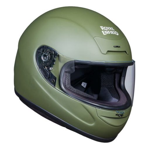 Royal Enfield Old Madras Matt Battle Green Full Face Helmet