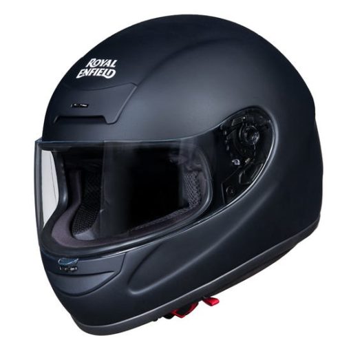 Royal Enfield Old Madras Matt Black Full Face Helmet2