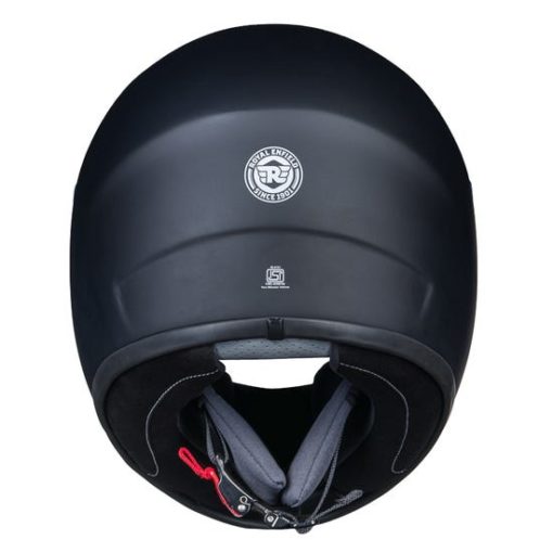 Royal Enfield Old Madras Matt Black Full Face Helmet3