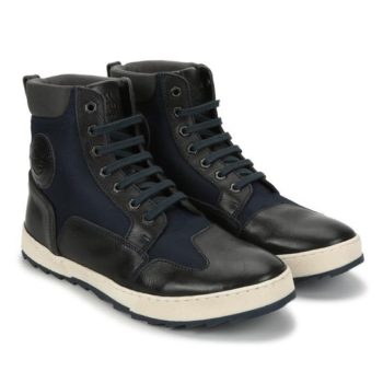 Royal enfield Ambler Black Navy Riding Boots