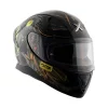 AXOR APEX SEADEVIL Gloss Black Gold Full Face Helmet