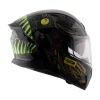 AXOR APEX SEADEVIL Gloss Black Gold Full Face Helmet 2