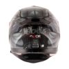 AXOR APEX Venomous Matt Black Grey Full Face Helmet 3