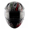 AXOR Apex Beast Gloss Black Grey Full Face Helmet2