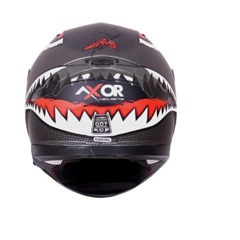 AXOR Apex Sharkco Metal Grey Full Face Helmet3