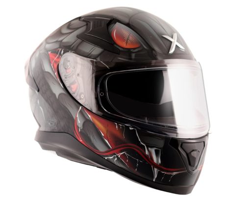 AXOR Apex Venomous Black Grey Full Face Helmets4 1