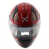 AXOR Apex Venomous Black Red Full Face Helmet3