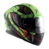AXOR Apex Venomous Gloss Black Neon Green Full Face Helmet