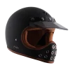 AXOR Retro Moto X Dull Black Full Face Helmet