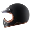 AXOR Retro Moto X Dull Black Full Face Helmet2