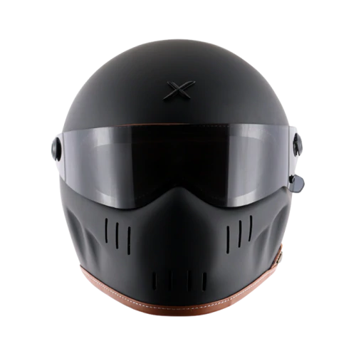 AXOR Retro ROGUE Matt Black Full Face Helmet 2