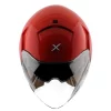 AXOR Striker Solid Gloss Neon Orange Open Face Helmet