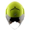 AXOR Striker Solid Gloss Neon Yellow Open Face Helmet3