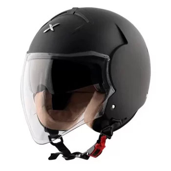 AXOR Striker Solid Matt Black Open Face Helmet