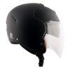AXOR Striker Solid Matt Black Open Face Helmet2