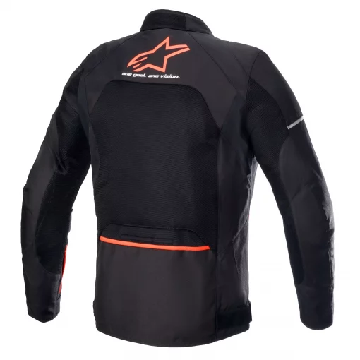 Alpinestars Viper V3 Air Textile Black Fluorescent Red Riding Jacket 2