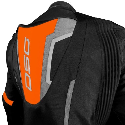 DSG Race Pro Black Fluorescent Red Riding Jacket14