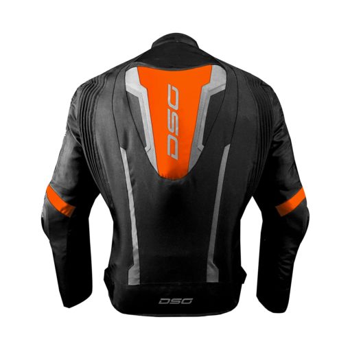 DSG Race Pro Black Fluorescent Red Riding Jacket2