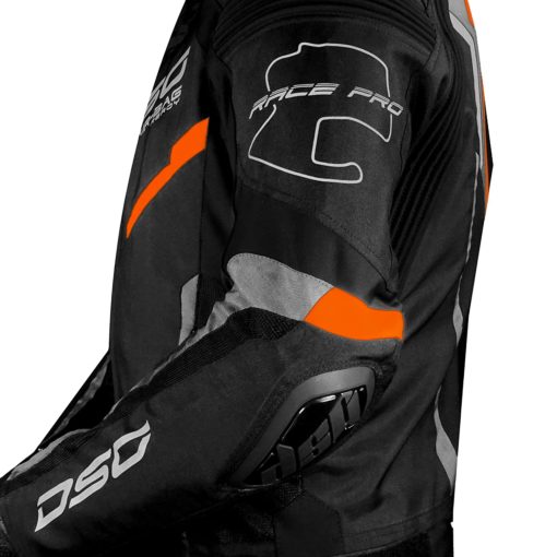 DSG Race Pro Black Fluorescent Red Riding Jacket4