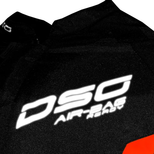 DSG Race Pro Black Fluorescent Red Riding Jacket7