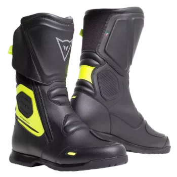 Dainese X Tourer D WP Black Fluorescent Yellow Riding Boots