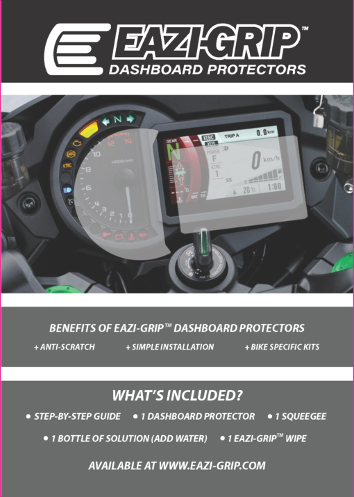 Eazi Grip Motorcycle Dashboard Screen Protector BMW S1000RR 2019 2022 2
