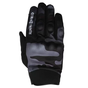 Intrepid Grey Camo Riding Gloves2