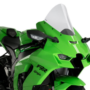 Puig R Racer Clear Windscreen for Kawasaki ZX 10R 2021 22