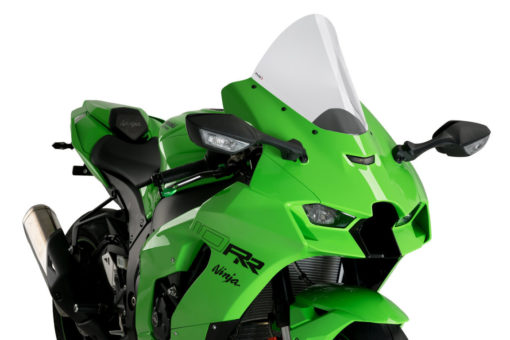 Puig R Racer Clear Windscreen for Kawasaki ZX 10R 2021 22