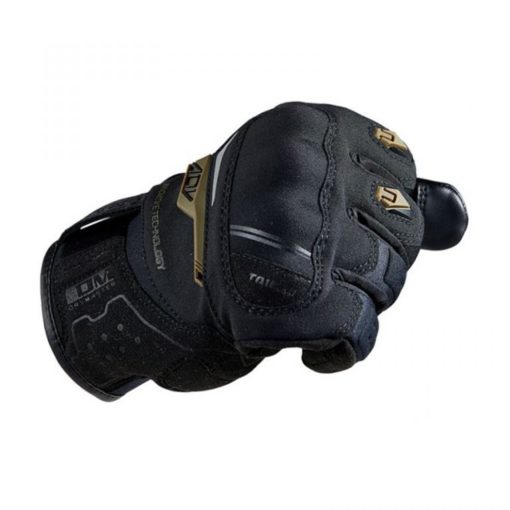 RS Taichi Drymaster Compass Black Khaki Riding Gloves 3